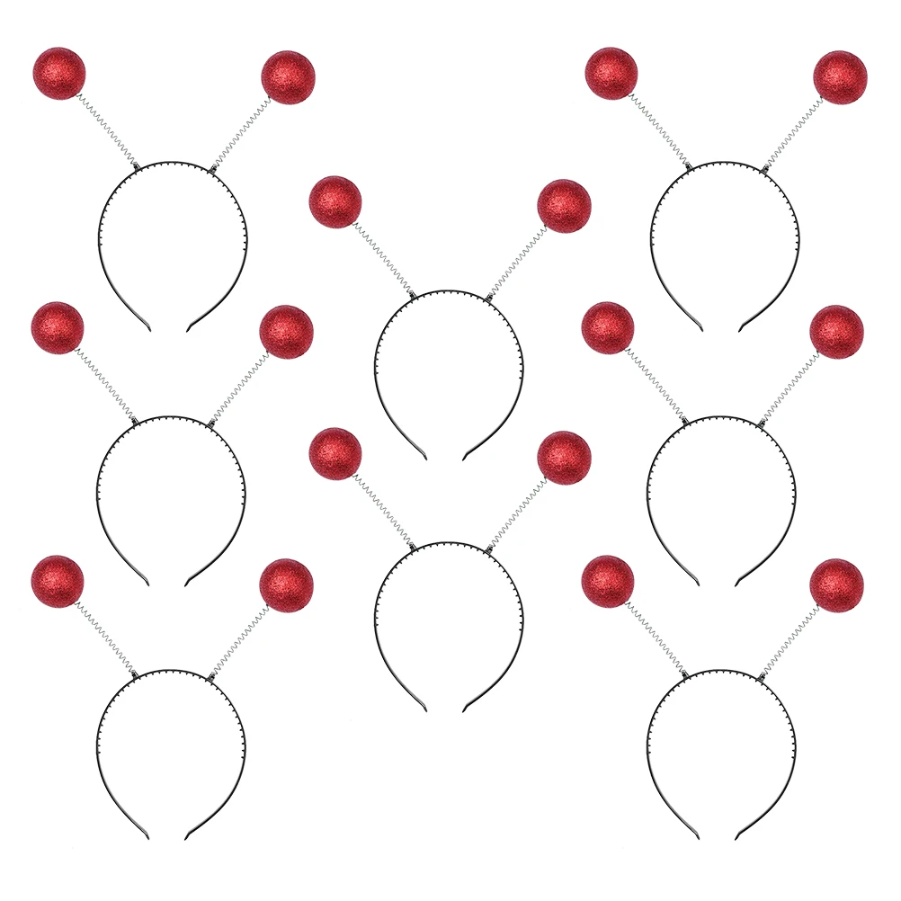 

8pcs Headband Foam Balls Hair Hoops Party Decorative Cosplay Costume Accessory Decorative Hair Hoops Safe Material