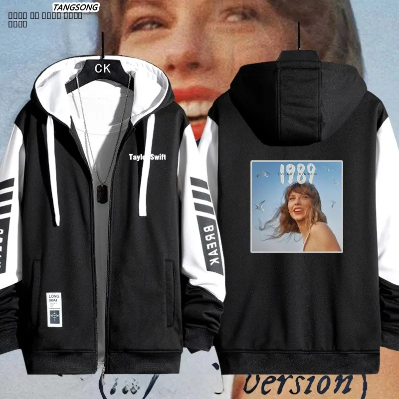 

Fan Hooded Jaet Clothing Moldy Cardigan Outerwear Polyester Loose Fit Anti-Wrinkle Treaent Youth Trend