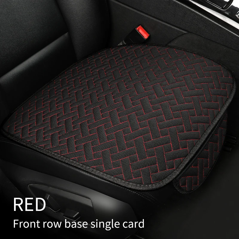 Linen General Motors seat cushion woven pattern single piece three piece set rear anti-skid four season backrest five seater car