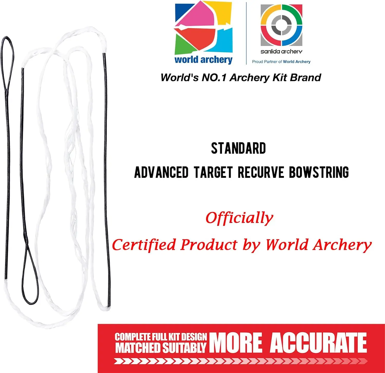 Sanlida High-End Recurve Bow String 66\