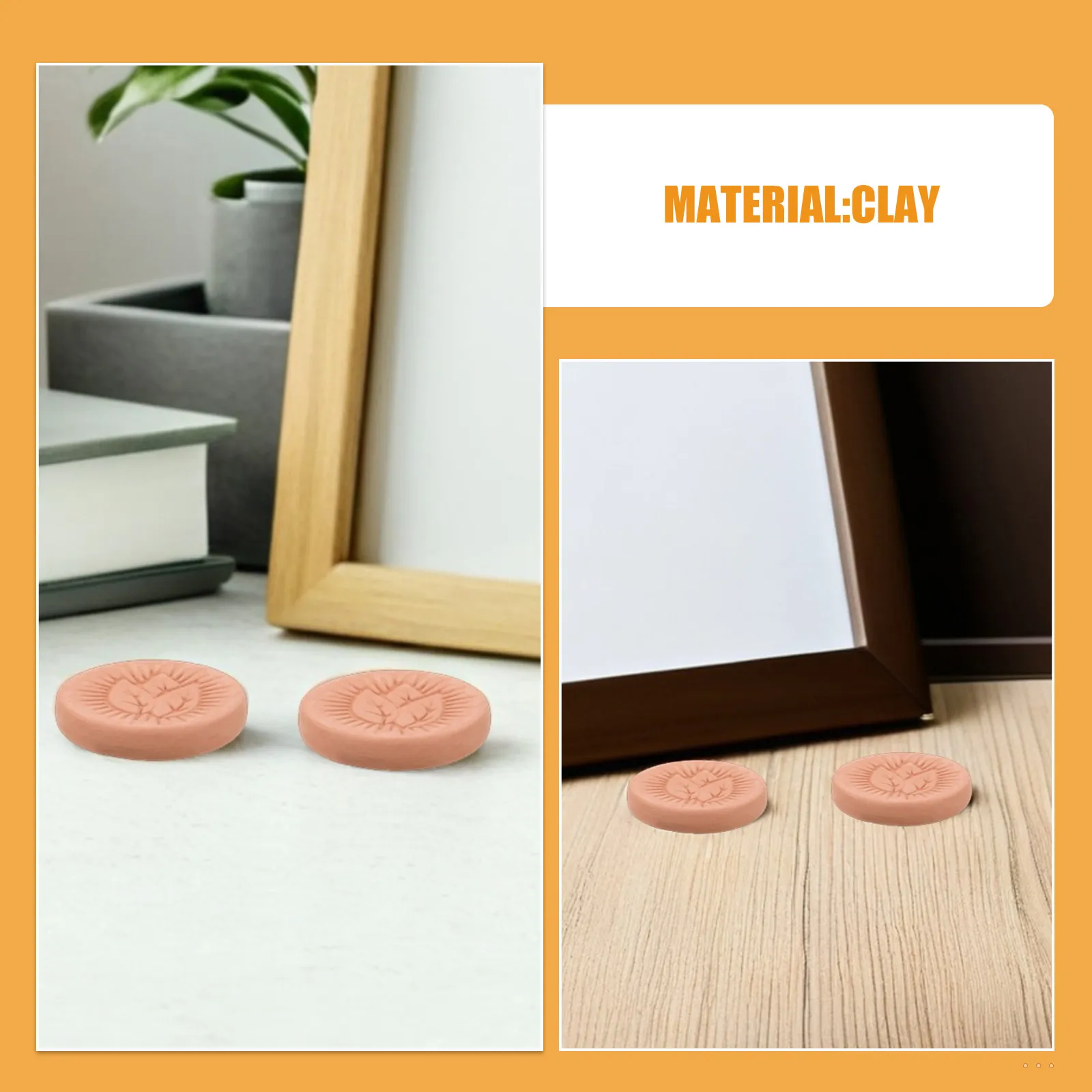 5 Pcs Clay Cracker Jar Saver Cabinet Humidifier Humidifying Stone Chocolate Cigar Moisturizing Agent