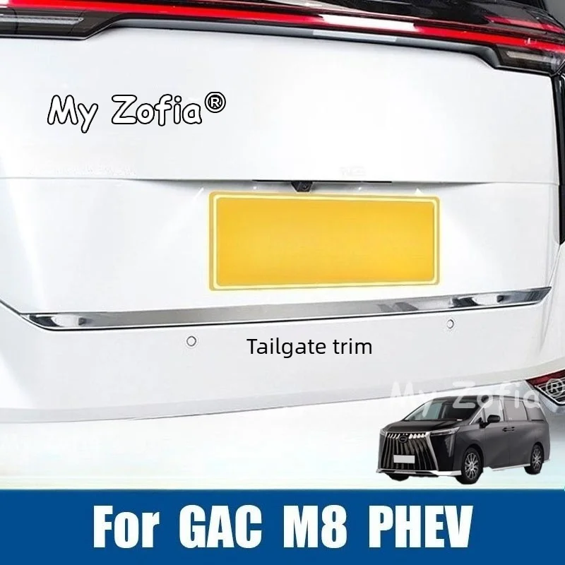 Auto Tailgate Edge Trim Molding Durable Anti‑Scratch Rear Door Decor Strip Garnish Shell Accessories For GAC M8 PHEV 2025 2026