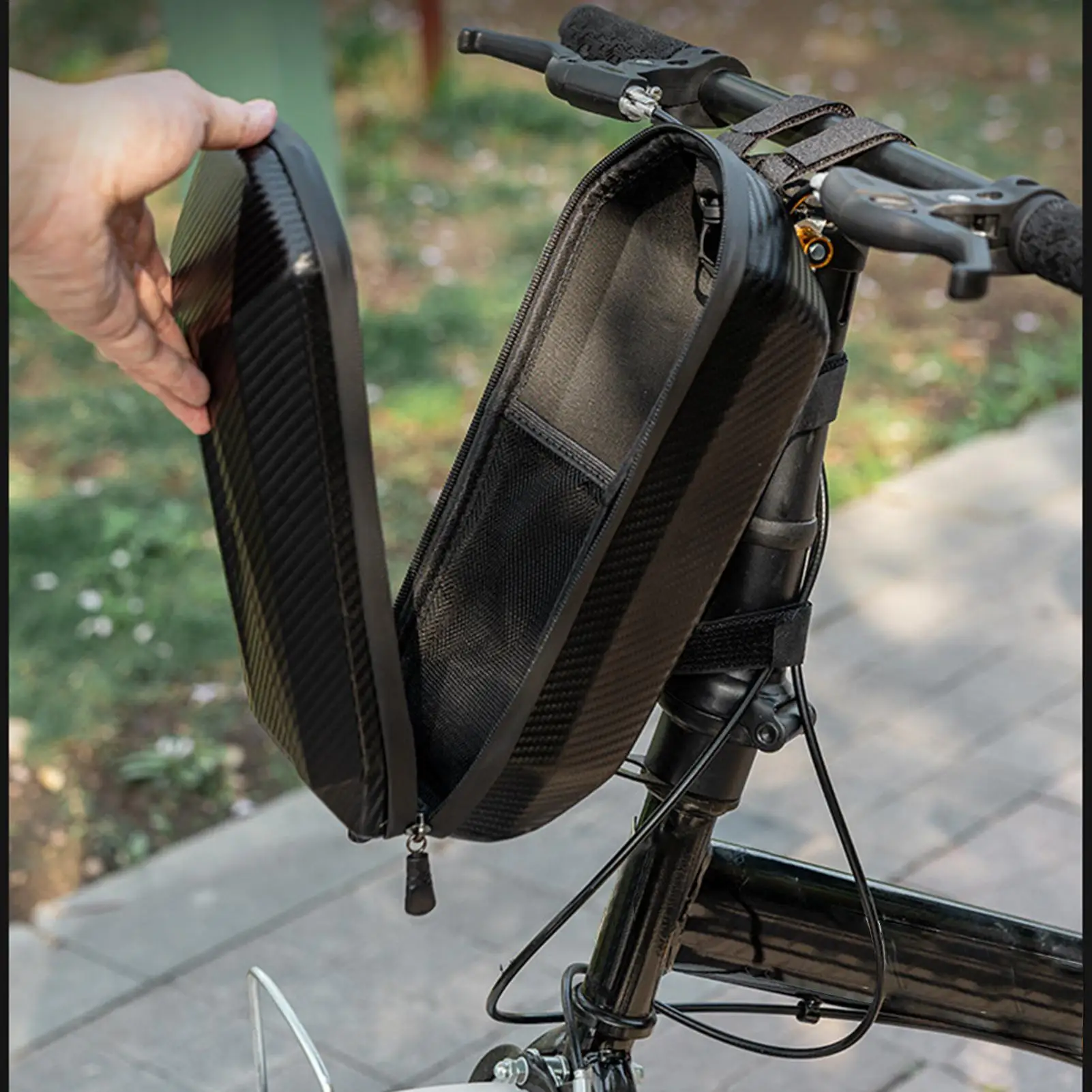 

Сумка для скутера, водонепроницаемая сумка на руль, 4 л, аксессуар для скутера, большая вместительная передняя трубчатая сумка для взрослых, спортивные уличные городские путешествия