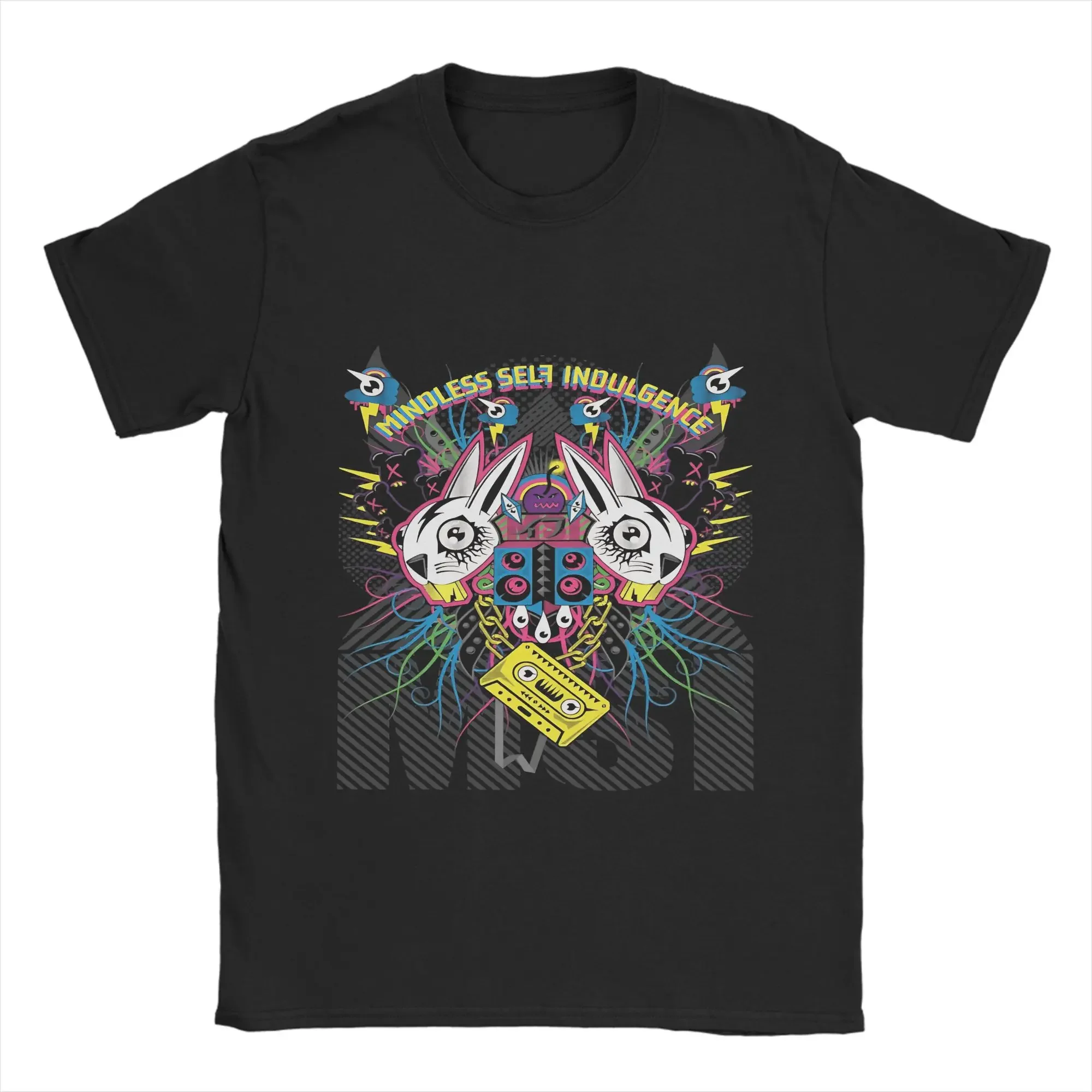 

Mindless Rabbits Graphic Tee Men's 100% Cotton Casual Crewneck T-Shirt