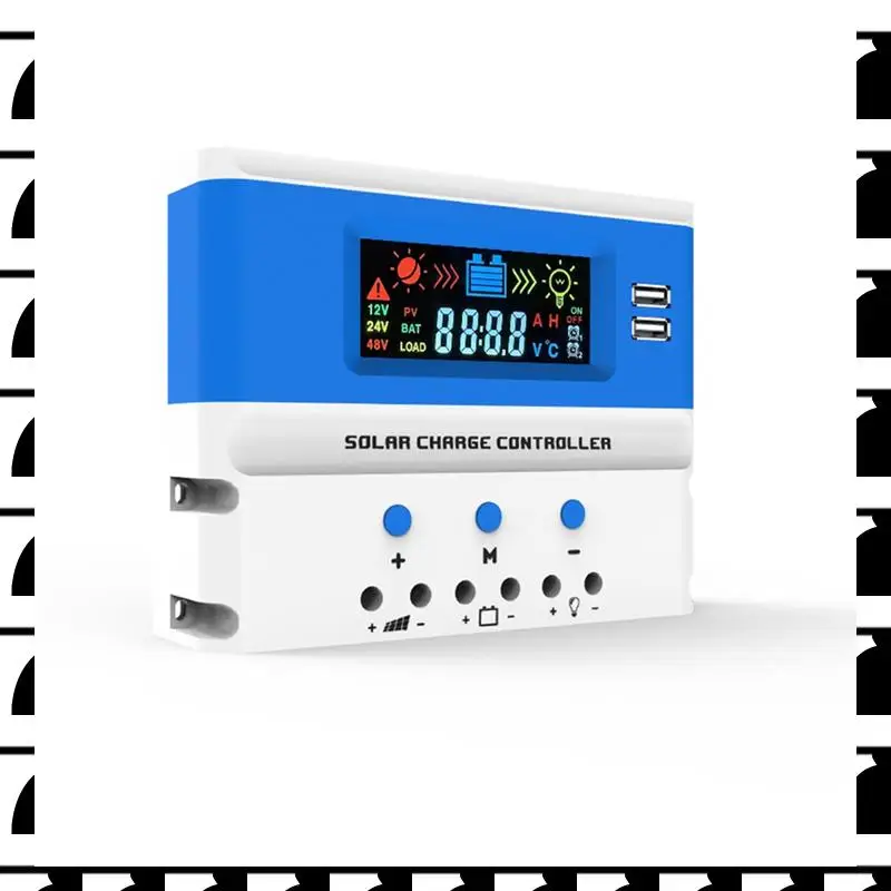 

A44U Solar Controller Photovoltaic Charge And Discharge Controller For Lifepo4 Lithium AGM GEL Batteries