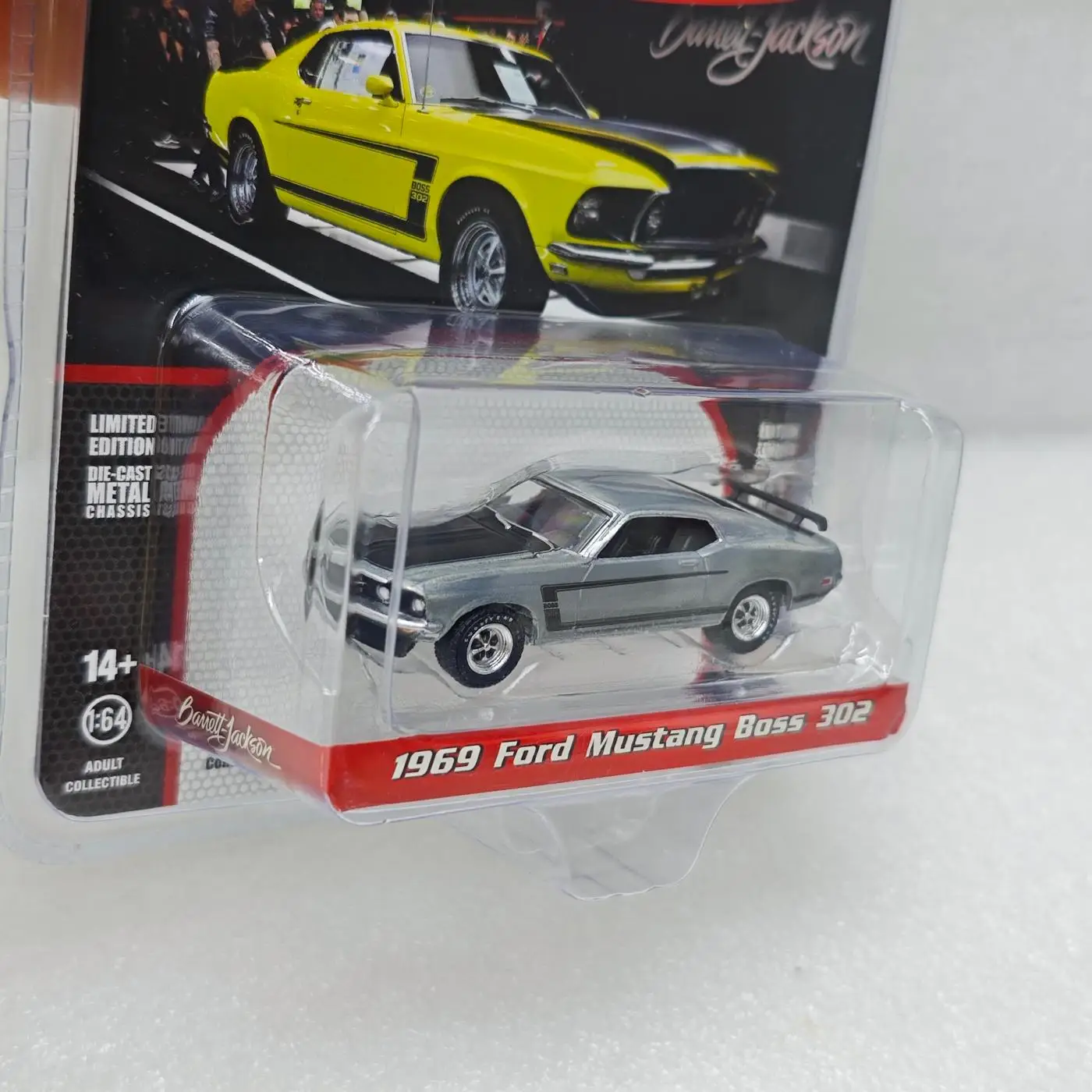 

GreenLight 1:64 1969 Ford Mustang Boss 302 37320-B литая под давлением модель автомобиля из сплава мини-игрушка-автомобиль детский подарок