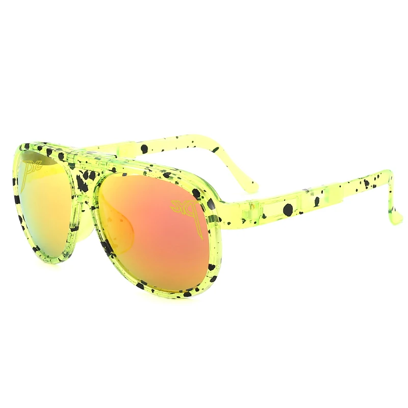 Flip-Up-Punk-Sonnenbrille, Steampunk-Sonnenbrille, PITS OCTAL VIPERS TRABEC, Sport, Wandern, Radfahren, Vintage-Brille, Baseball-Brille – Detail 4