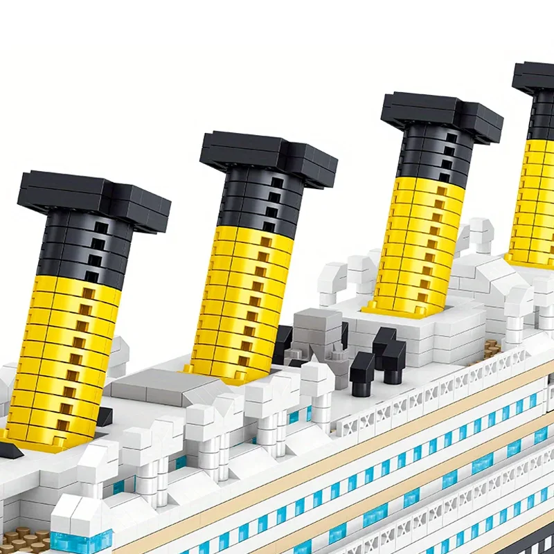 Blocs de construction Titanic, bateau de croisière, Mini briques à assembler, modèles de jouets, Kits de décoration de bureau, cadeaux de noël pour enfants, 4404 pièces