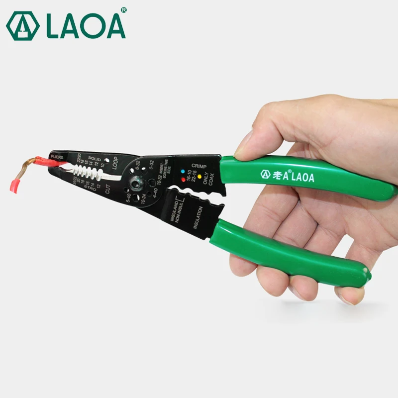 LAOA Multifunction Wire Stripping Pliers Professional Electrician\'s Pliers Needle Nose Pliers