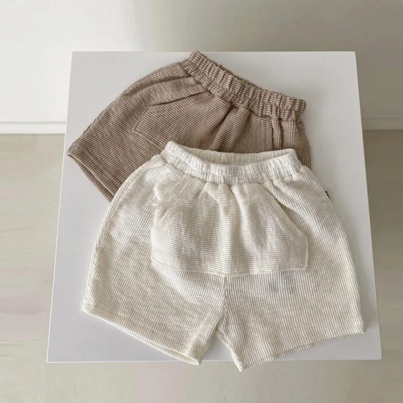 Summer Children's Shorts Loose Pants For Boys and Girls Ultra-Thin Middle Pants For External Wear