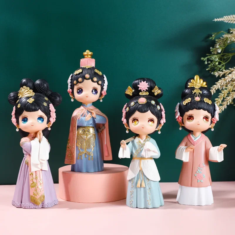 Chinese Style Opera Beijing Opera Character Ornaments Girl Ancient Style Doll Souvenirs for Tourism