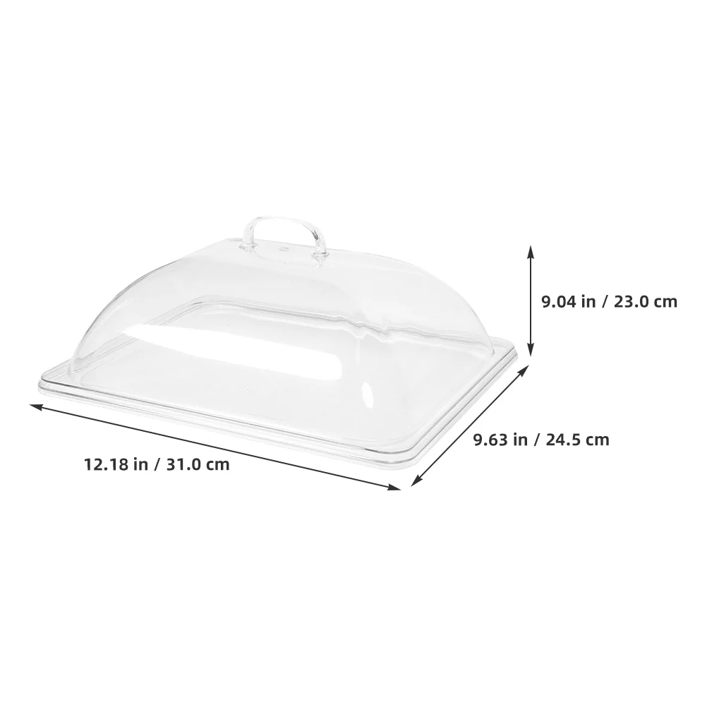 Cúpula transparente para bolo, protetor de alimentos, reutilizável, transparente, para festa, sobremesa, exibição, à prova de poeira, bolo, buffet