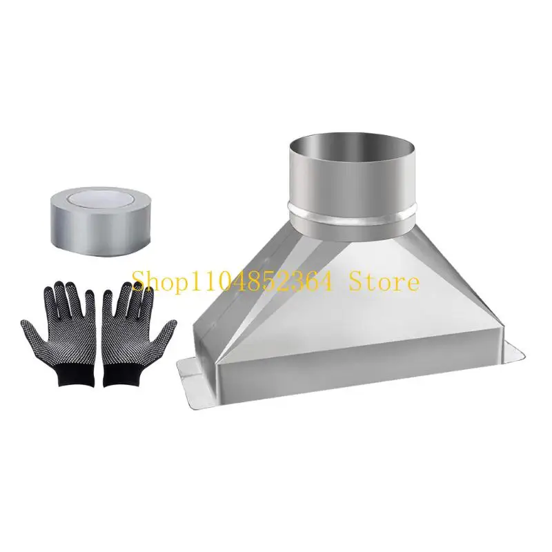 

652F Стальной микроволновый вентиляционный канал включает в себя монтажную ленту и перчатки для дома