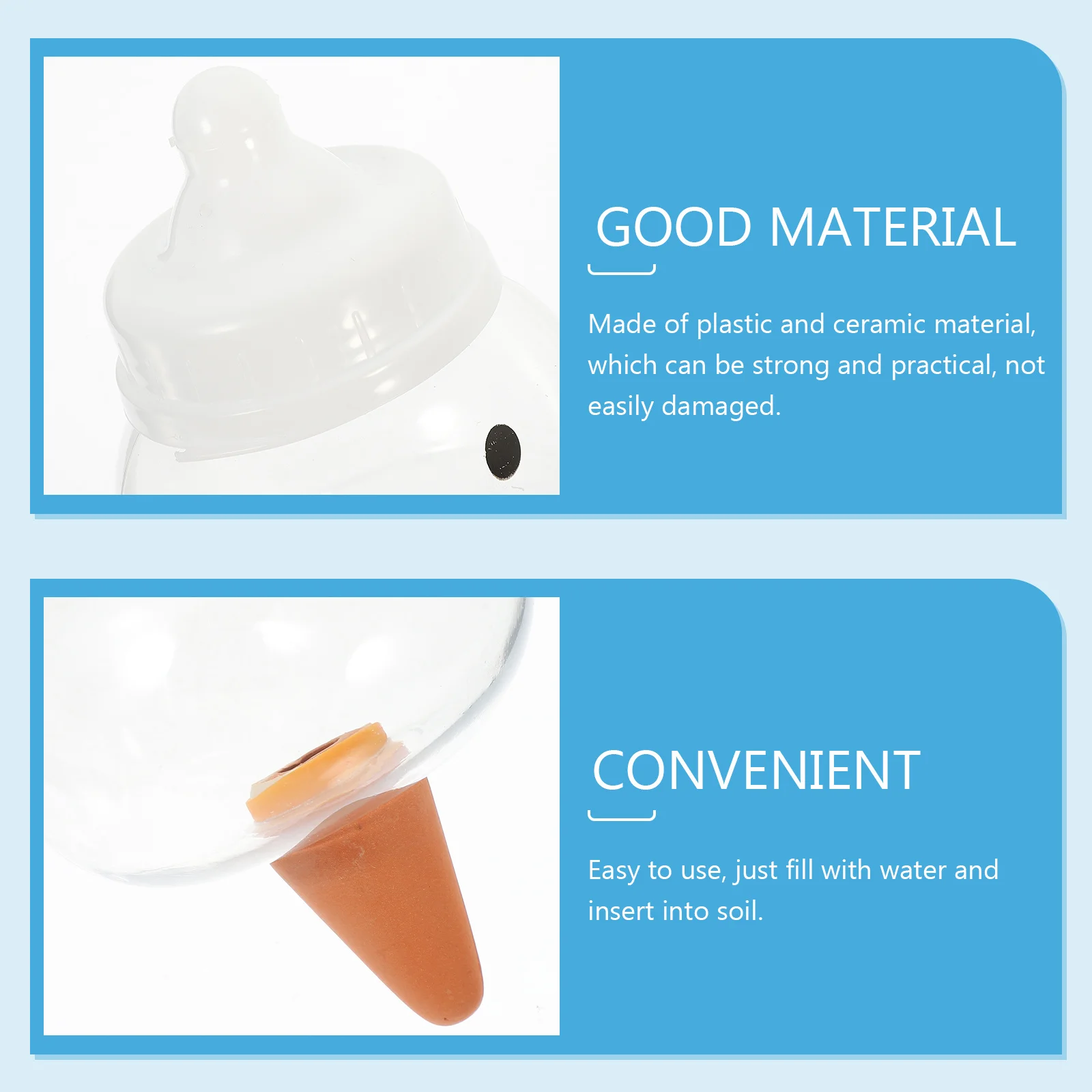 

Plant Watering Globe Self Watering Spike for Potted Plants Automatic Waterer Ceramic Bulb Indoor Outdoor Garden Hydration