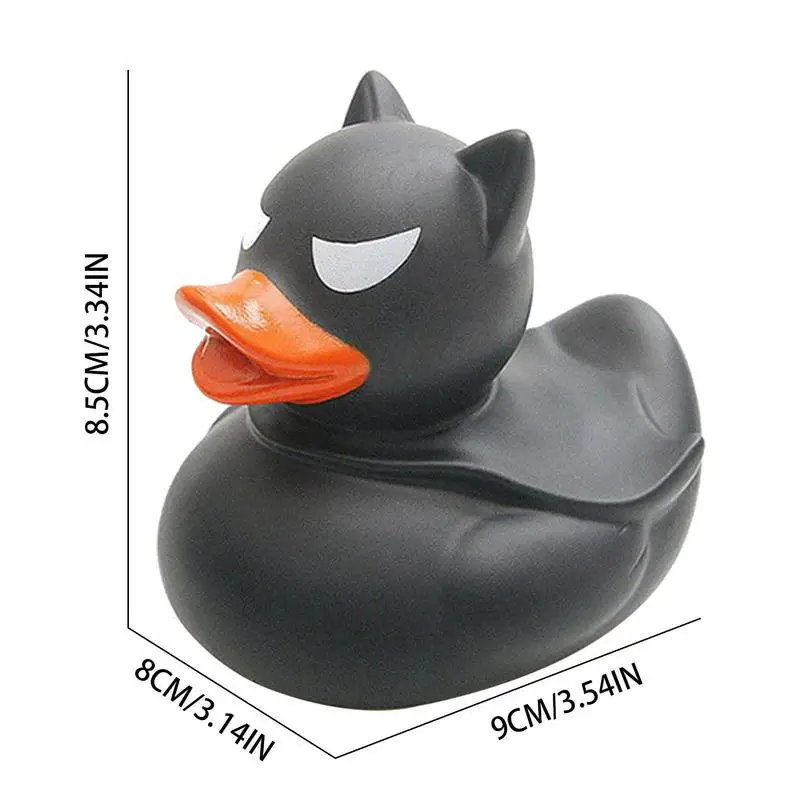 Black Rubber Duck Kids Bath Toys Ducks Bath Tub Pool Toys Showers Supplies For Kids Birthday Gift