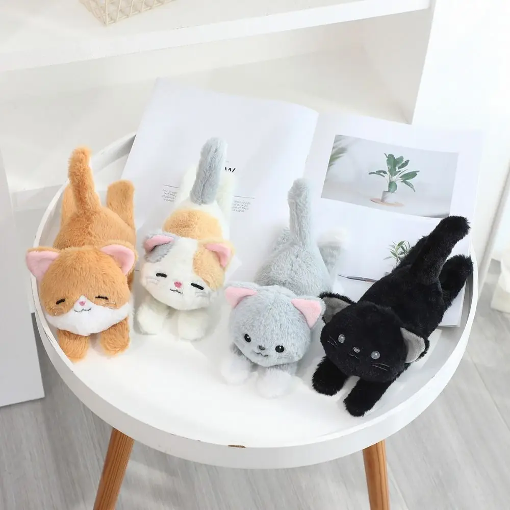 

Simulation Cat Plush Slap Bracelet Wrist Style with Tail Plush Doll Slap Bracelet Cute Smile Cat Plush Wrist Band Home Decor
