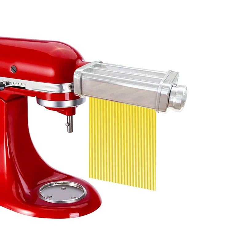 

Pasta Maker Attachment 2 In 1 Set For Kitchenaid Stand Mixers Included Pasta Sheet Roller Spaghetti /Fettuccine Cutter