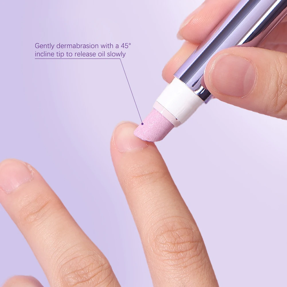 세라믹 큐티클 오일 푸셔 펜, 손톱살 치료, 손톱살, 건조하고 손상된 손톱, 네일 아트용 큐티클 제거 펜 (1/2/3개입)