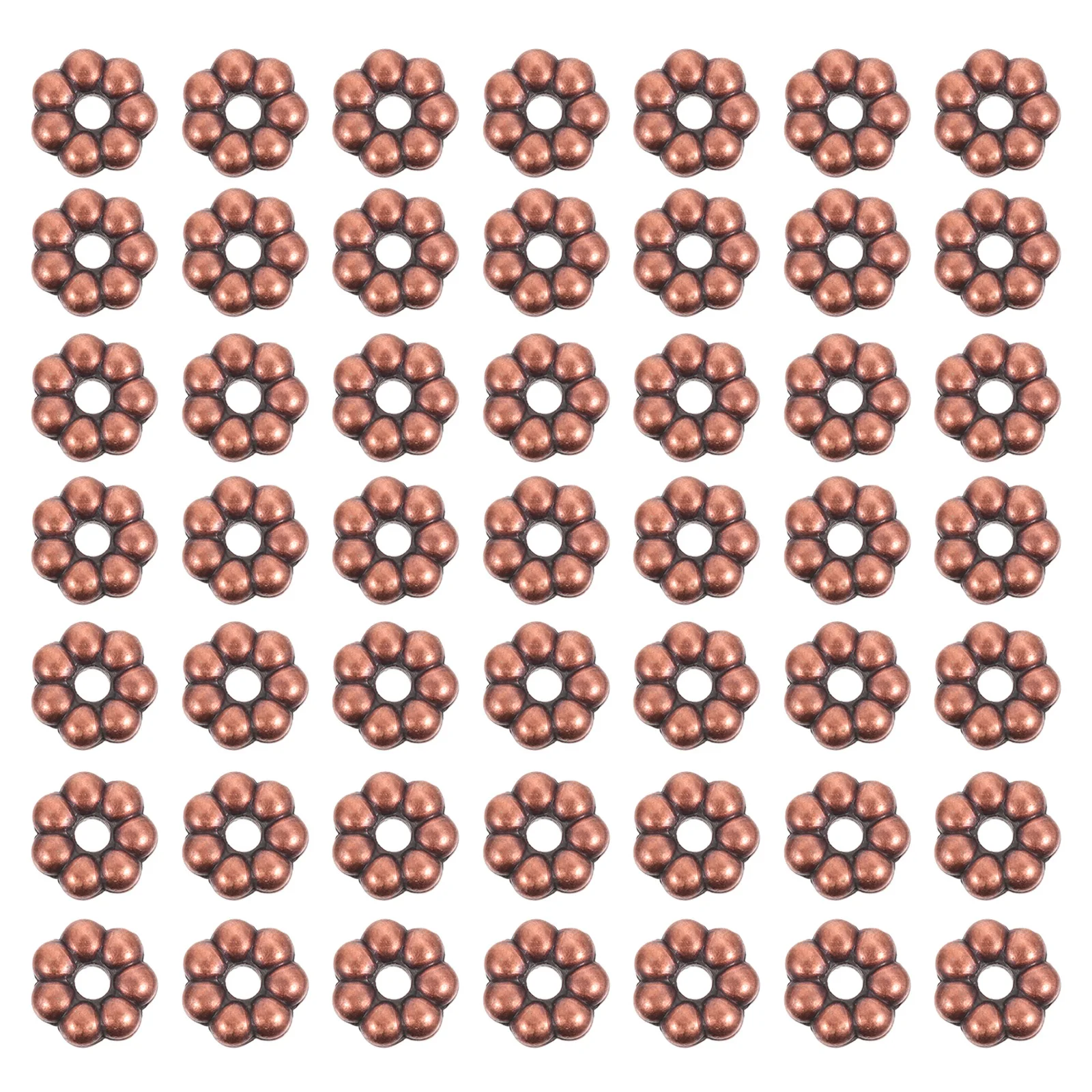 2000Pcs Delicate Flower Shape Beads Plastic Accessories for Jewelry Making Bracelets Necklaces DIY Flower-Shaped Beads