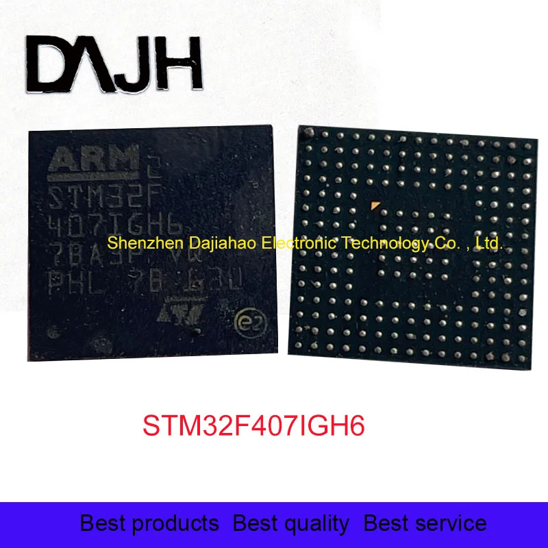 1pcs/lot STM32F407IGH6  STM32F407  FBGA176 32-bit microcontroller MCU ARM microcontroller chip