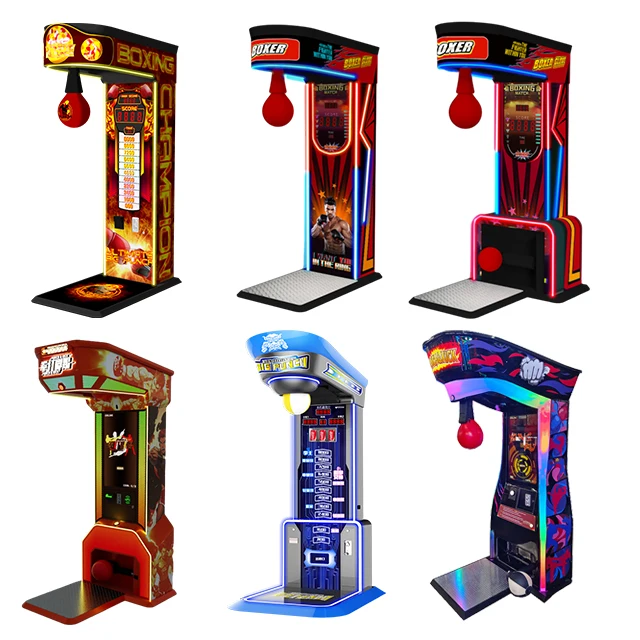 

Boxing Arcade Street Amusement Coin Operated Games Electronic Sports Ultimate Big Punching Bag Vending Machine Price