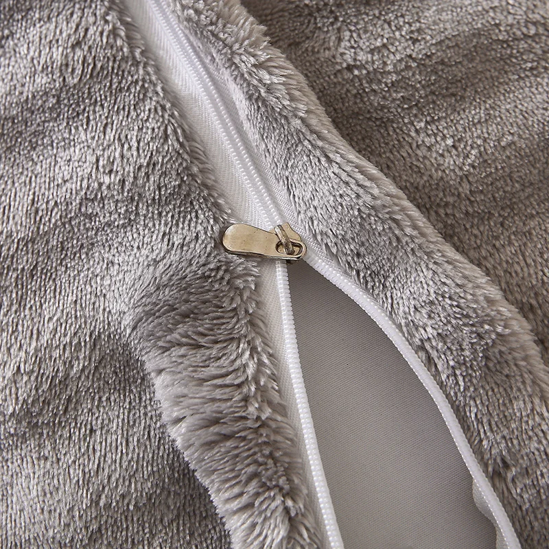 MissDeer-funda de almohada rectangular, agradable a la piel, funda de almohada de terciopelo cálido, 48x1 0/48x1 0/48x150/48x180cm