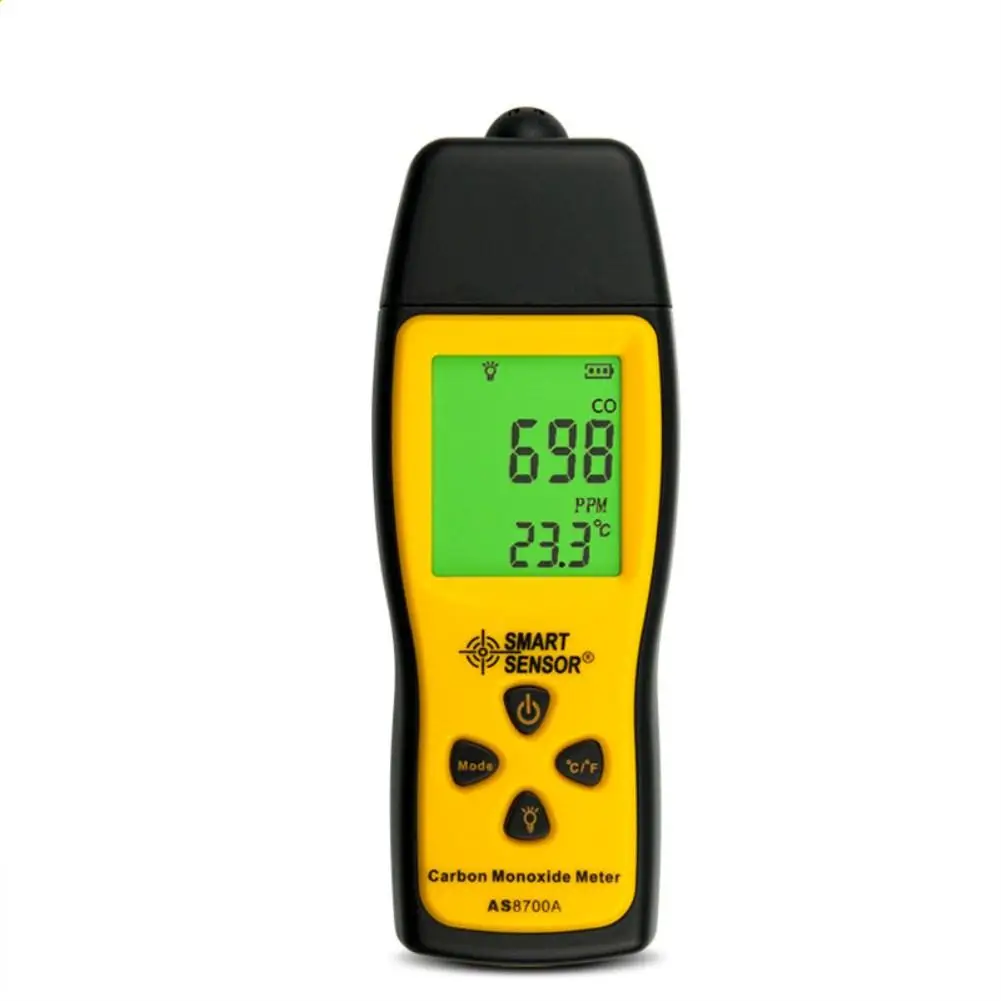 Imagem -05 - Handheld Monóxido de Carbono Medidor com Alta Precisão Sensor Inteligente co Gás Tester Monitor Gauge Alarme de Som Novo