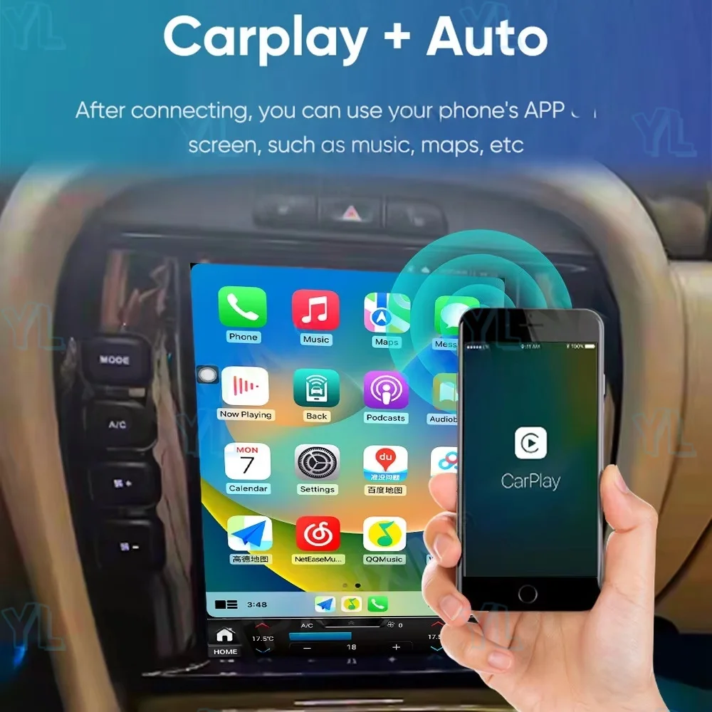 

Android 14.0 For Jaguar S-type Stype 2004-2009 Car Multimedia Player GPS Navigation Accesorie Auto Stereo Radio HeadUnit Carplay