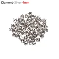 Silver-Diamond 4mm
