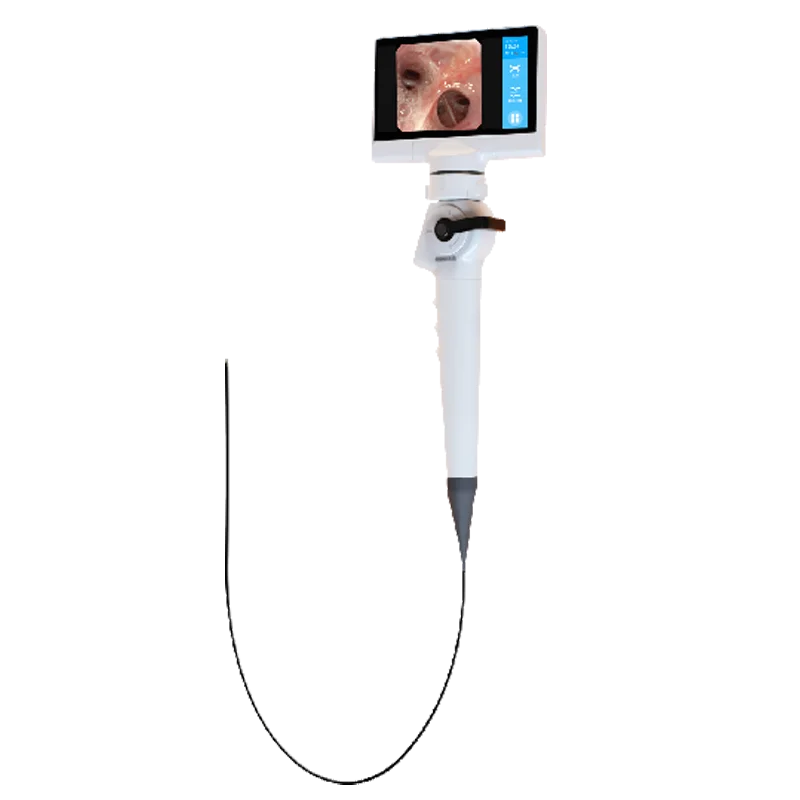 

Haiye Medical Flexible Laryngoscope Bronchoscopy Ent Video Endoscope with screen for Adult And Pediatric intubation