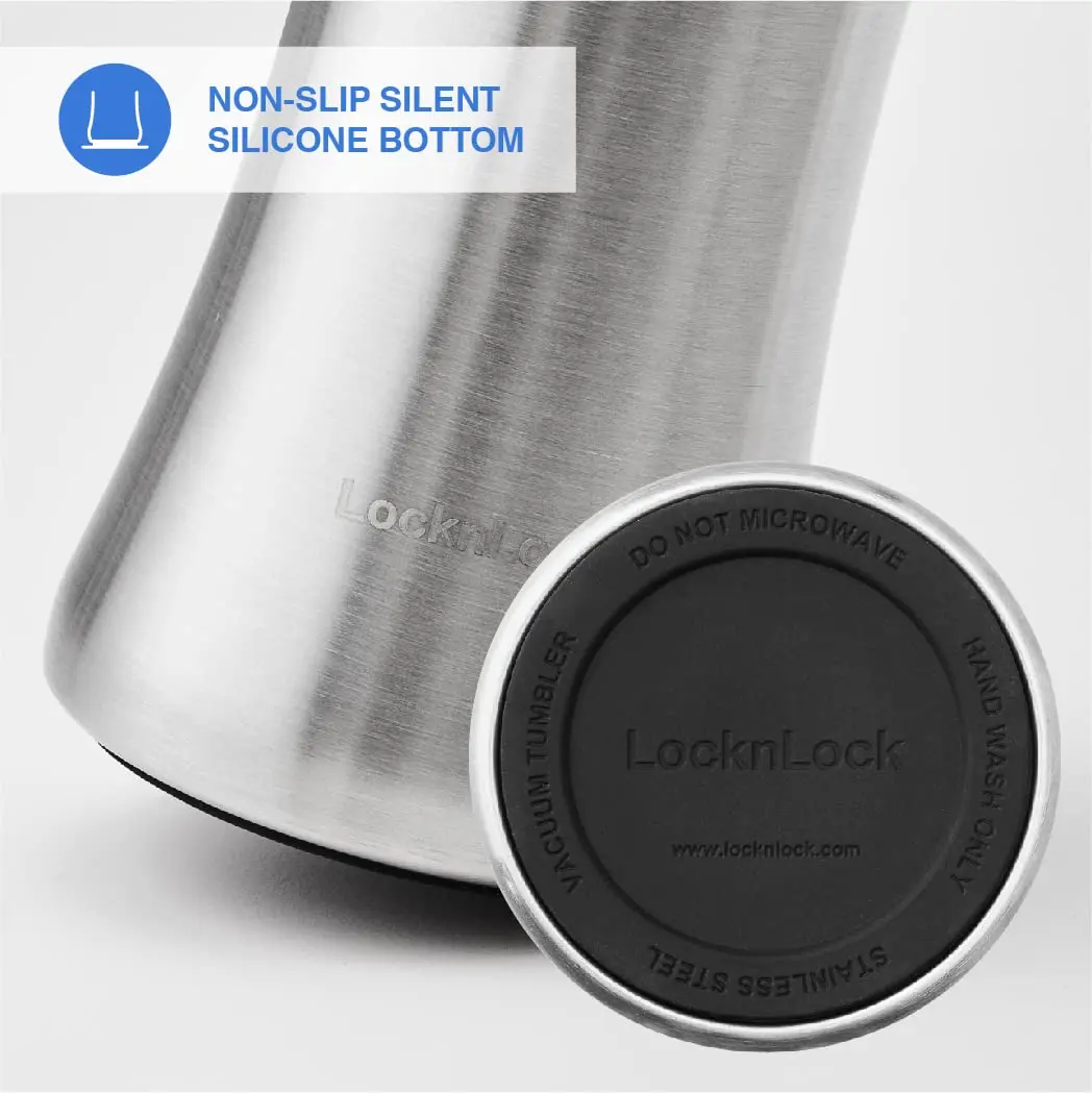 بهلوان البيرة من الفولاذ المقاوم للصدأ معزول بجدار مزدوج، 19 أونصة/560 مل، فضي #5