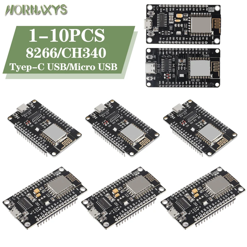 10/1PCS Wireless Module CH340 NodeMcu V3 Lua WIFI Internet of Things Development Board Based ESP8266 ESP-12E