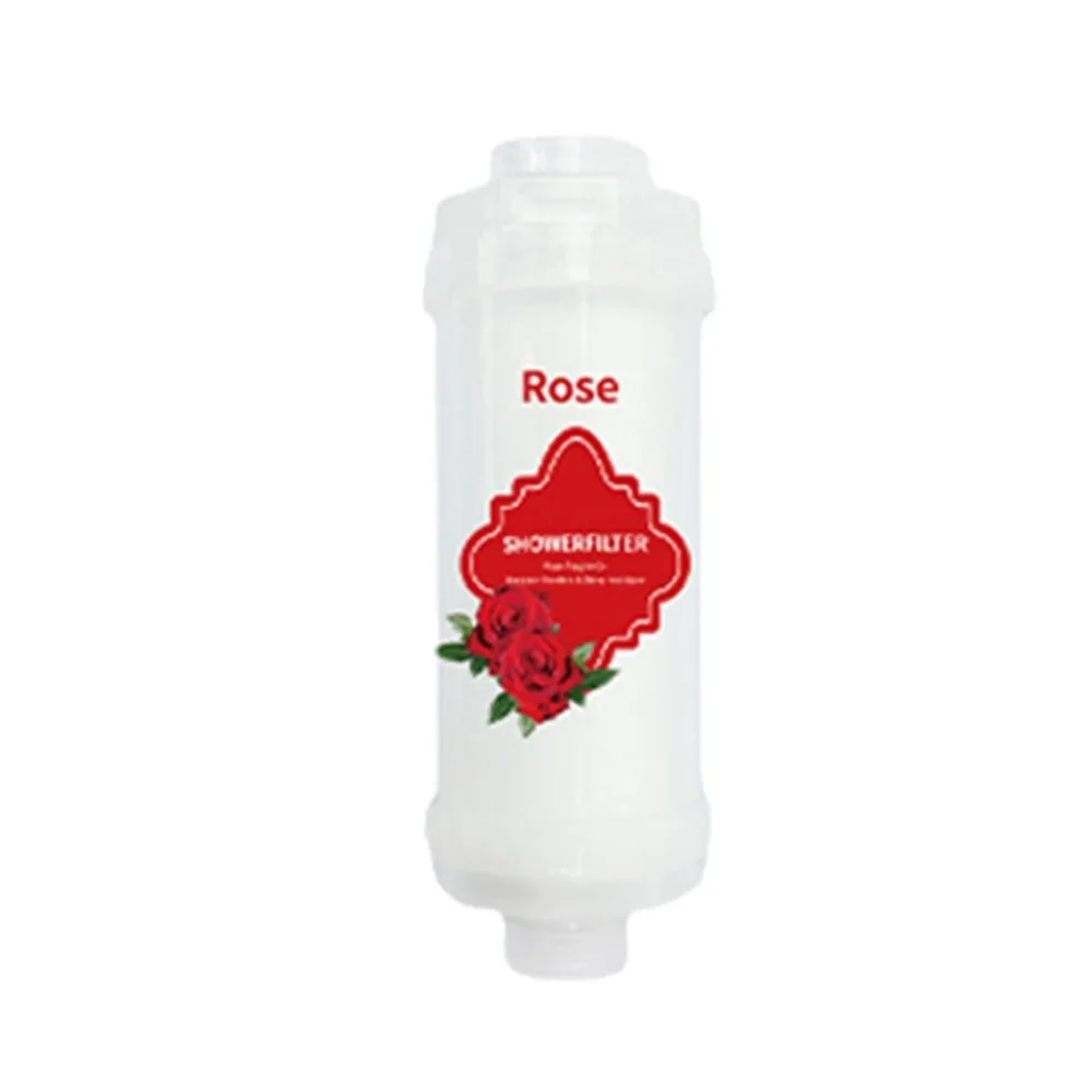 Lavender Shower Head Water Filter Mixed with Vitamin C Anti-scaling Shower Scented Filter Impurities Dechlorination
