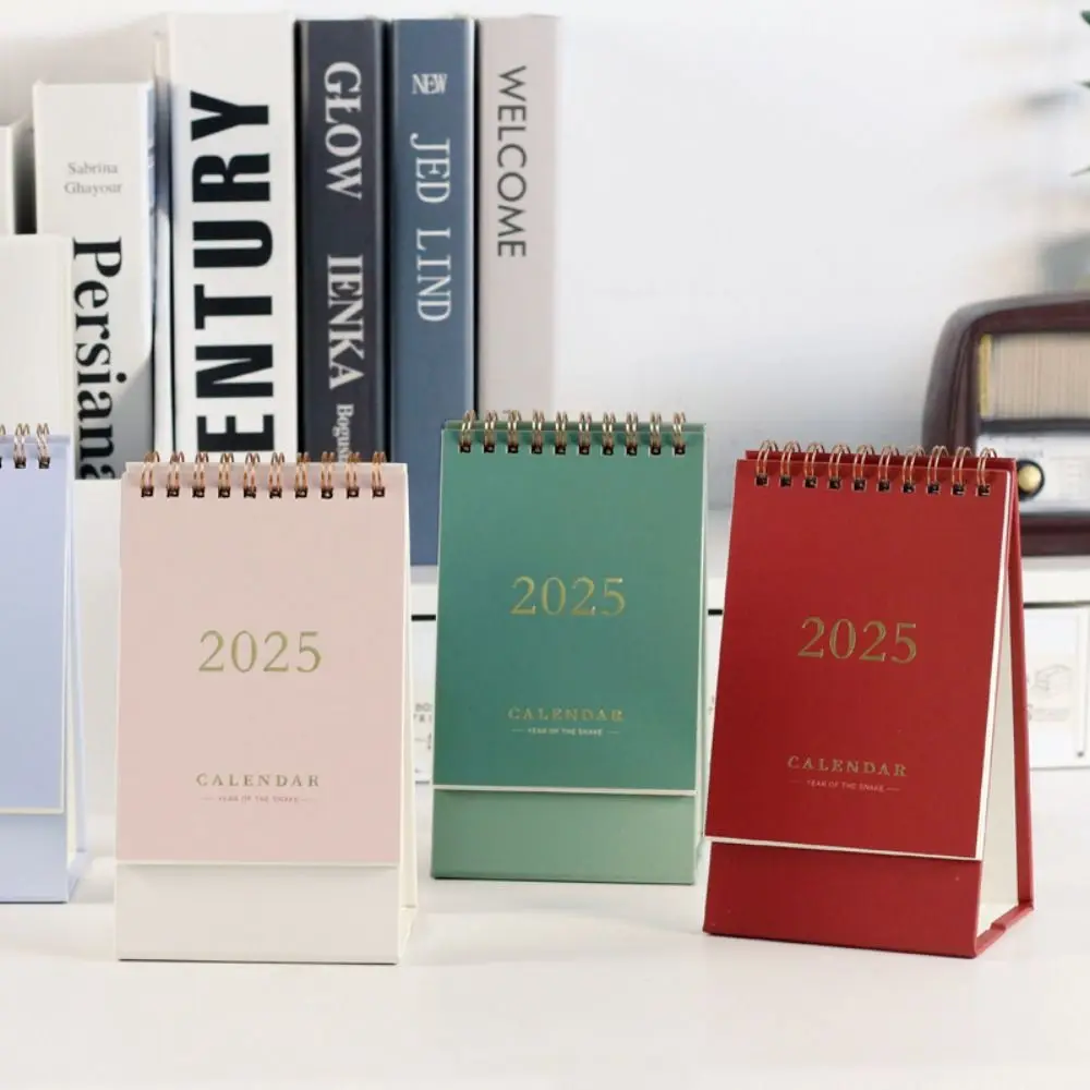 2025 To Do List Desk Calendar Thick Paper Office School Supplies Mini Calendar Simple Home Decoration Schedule Planner