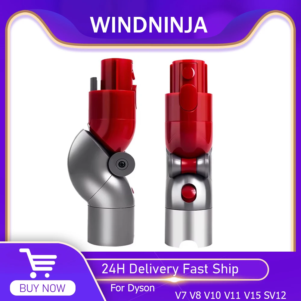 خرطوم تمديد 90 °   قطب لدايسون V7 V8 V10 V11 V15 SV12 مكنسة كهربائية سلسلة الإفراج السريع لوحة أعلى أسفل محول أجزاء