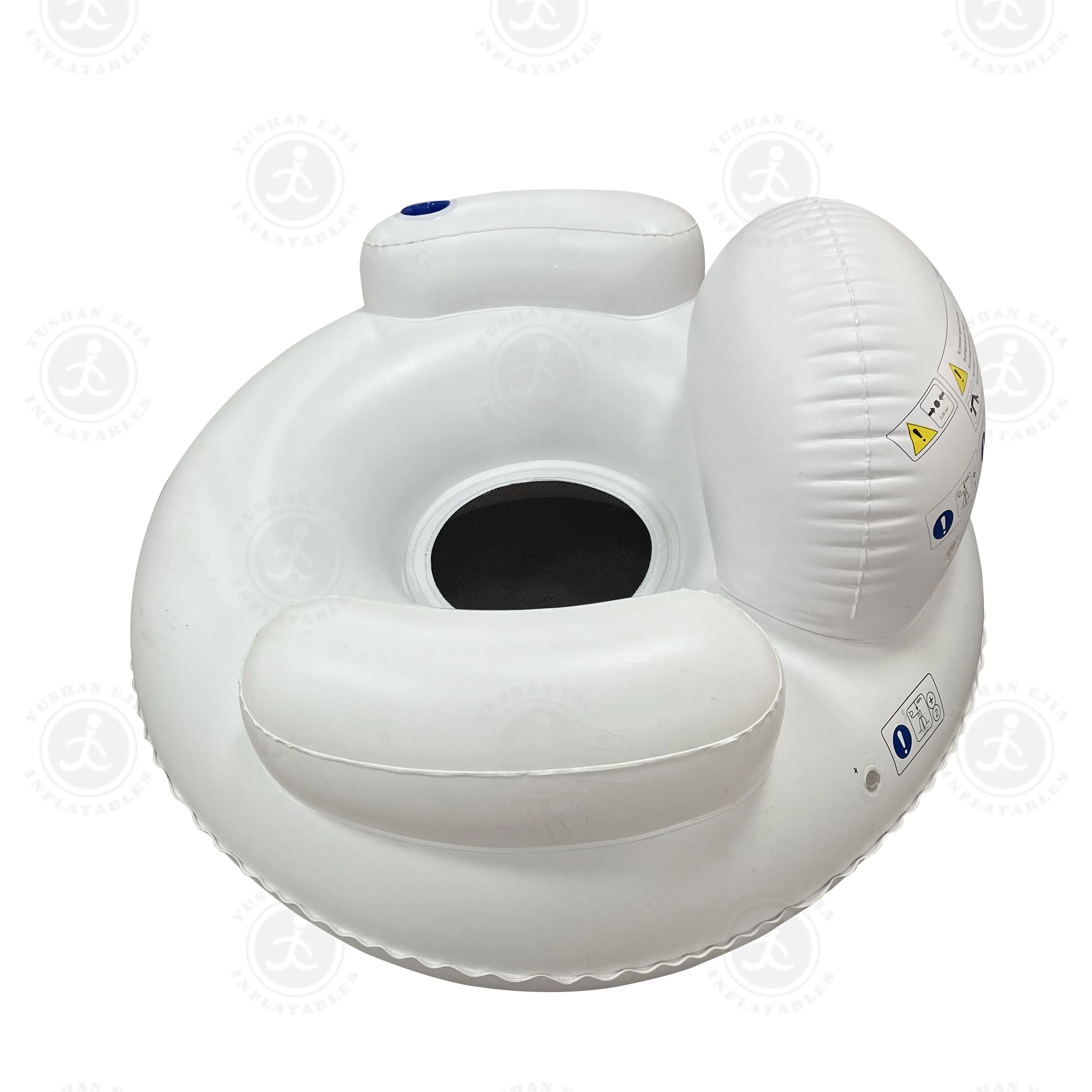 High Quality Vinyl PVC Air Blow Inflatable Pool Water Float Seat Chair Lounger for Water Float Sofa