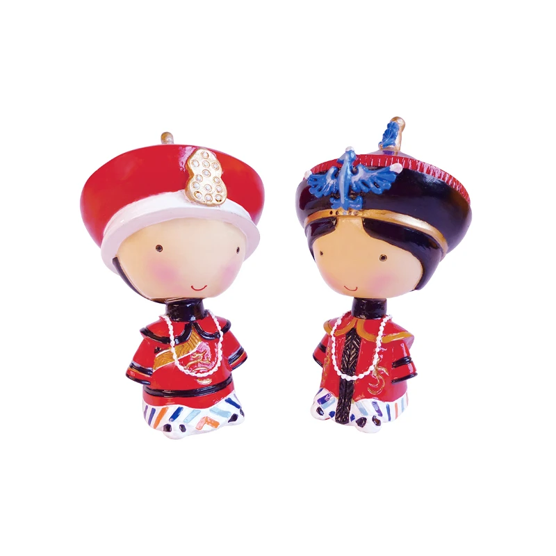 Doll Decoration Cartoon Queen Wedding Creative Shaking Head Creative Suitable for Desktop Home Bedroom Souvenir Gift Color Small