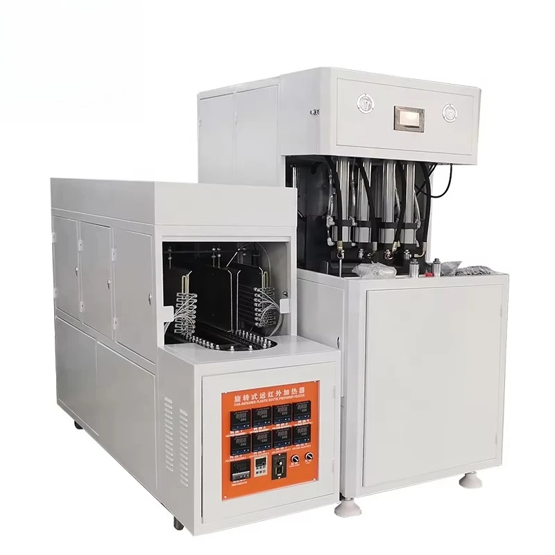 Customized Semi Auto Water Bottle Blow Molding Machine PET Manual Preform Feeding Plastic Bottle Blower 5 Gallon