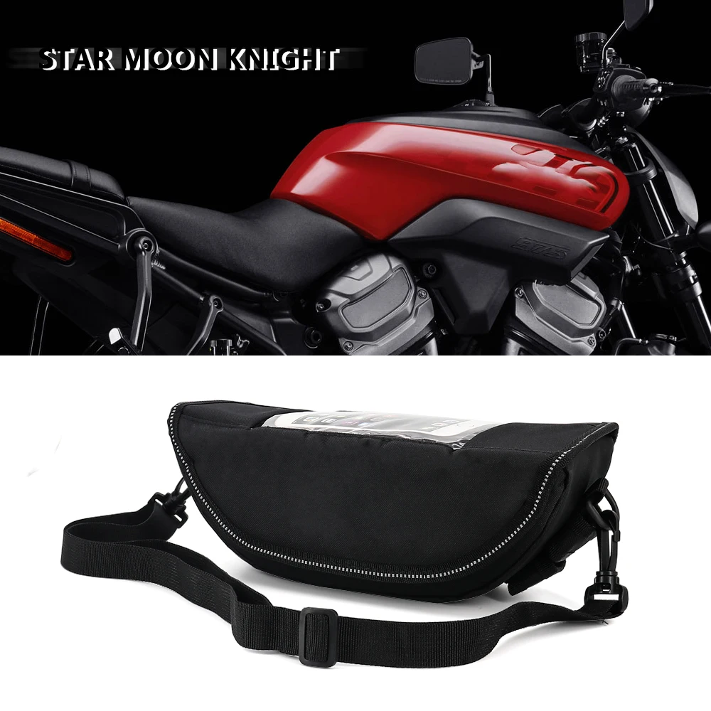 

Motorcycle Accessories Storage Handlebar bag For Harley Bronx 975 1250 Street 500 Low Rider S Waterproof Bag Travel Tool bag