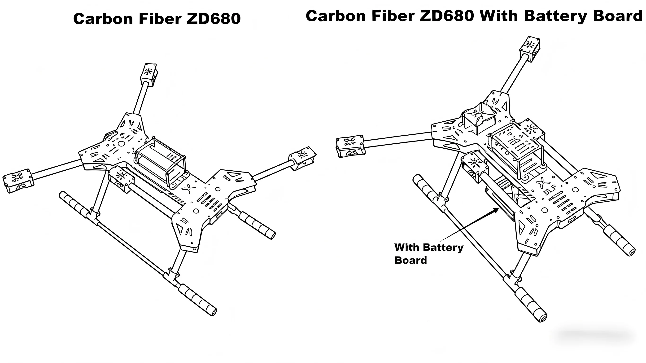 

Новый FPV-дрон F680 из карбона, складная рама ZD 680, комплект для сборки, полетный контроллер PIXHAWK Ardupilot