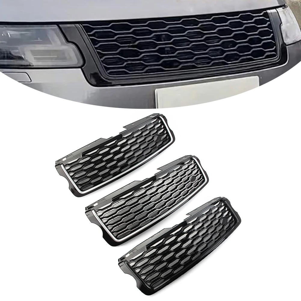 

Car Front Bumper Upper Mesh Grille Facelift Grill Accessories For Land Rover Range Rover Vogue L405 2013 2014 2015 2016 2017