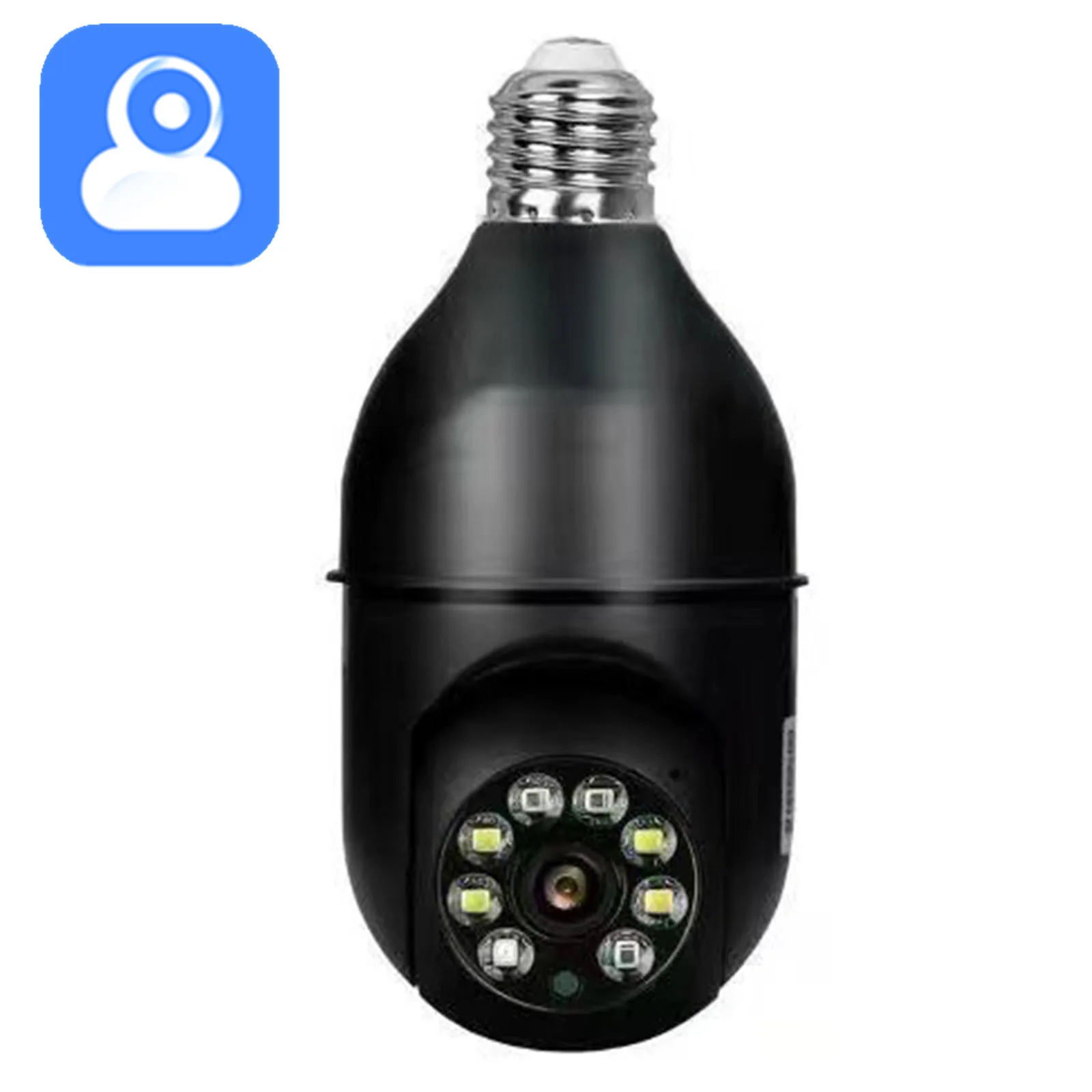 2MP 1080P YlLOT APP  E27 Lamp Head Socket PTZ IP Dome Camera AI Humanoid Motion Detection Auto Tracking Intercom Baby Monitor