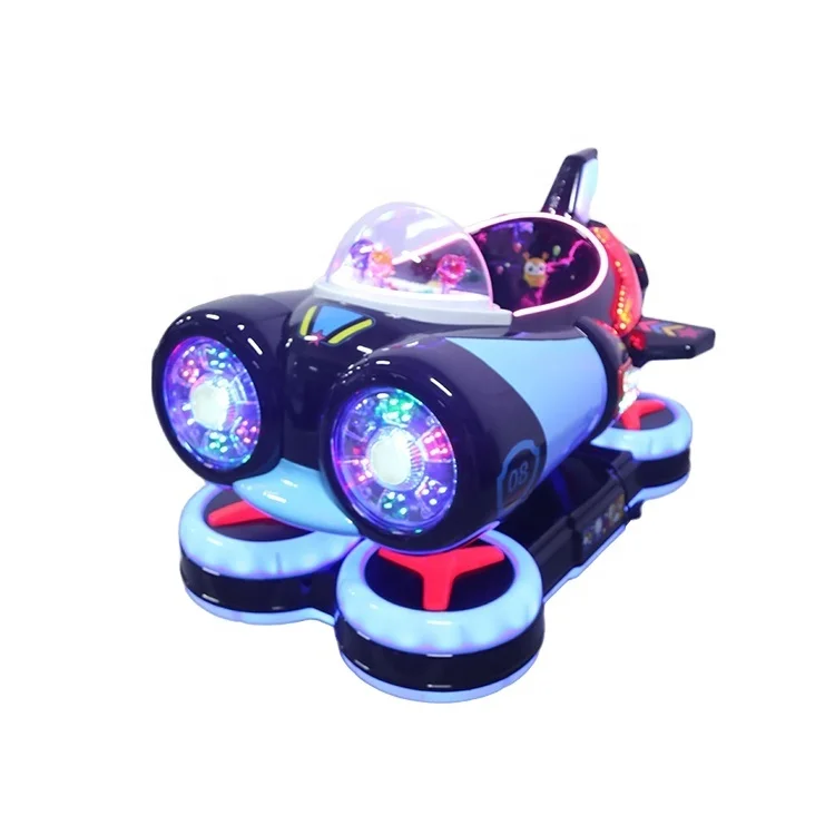 

Spaceship Kiddie Rides Coin Operated Swing Machine Rocking Kids Ride Machine