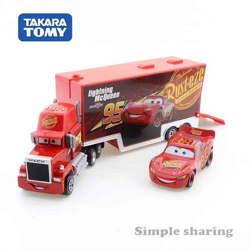 Takara Tomy Tomica Disney/Pixar Tomica Collection Mack Car Alloy Motor Vehicle Diecast Metal Model Kids Xmas Gift Toys for Boys