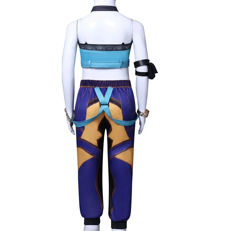 2025 أزياء الهالوين للأطفال Kpop شيطان رومي زوي ميرا التأثيرية أزياء الصيادين الصيادين للفتيات ملابس مجموعة المعبود لعب الأدوار