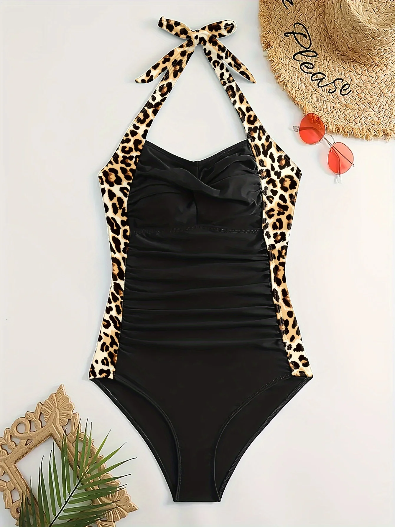 New Arrival Women'S Sexy One-Piece Swimsuit European And Halter Neck Swimsuit Swimwear Women'S Fashionable One-Piece Swimsuit