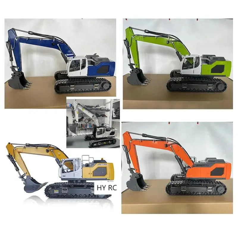 1/14 XDRC 945 Hydraulic RC Excavator For Remote Control Truck Blue Green RTR Model Toucan Assembled Digger Metal Bucket I6s