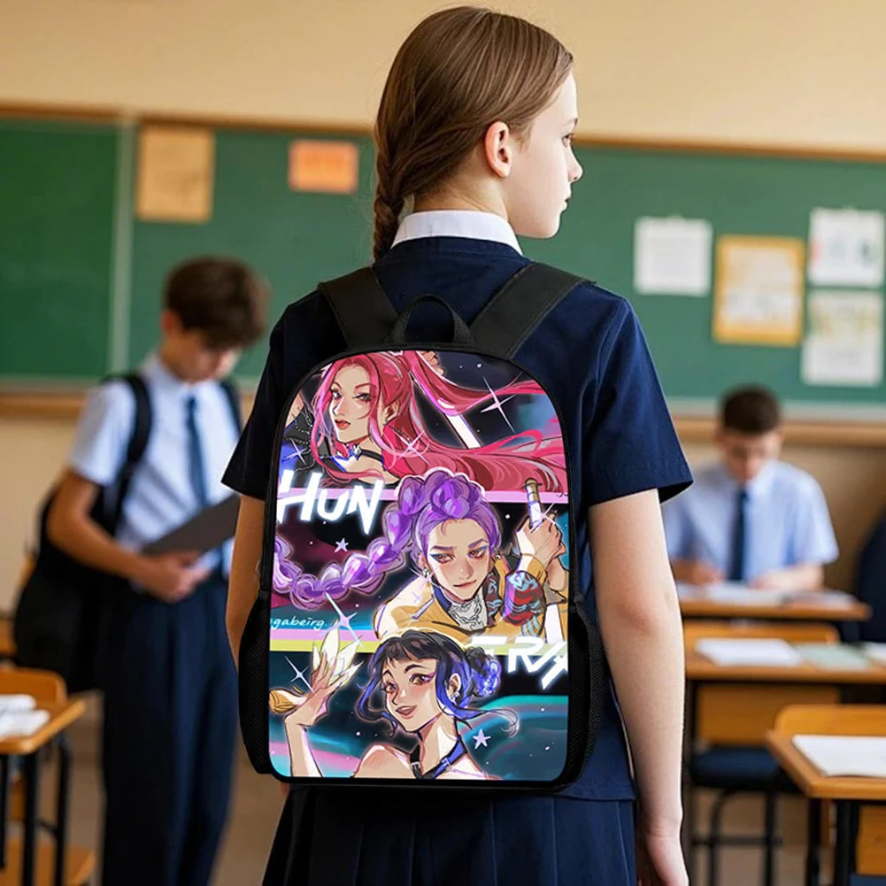 Hunter Einfacher Reiserucksack, große Kapazität, leichter Nylon-Rucksack, Dämonen-Laptop-Rucksack, Schule, Outdoor-Rucksack