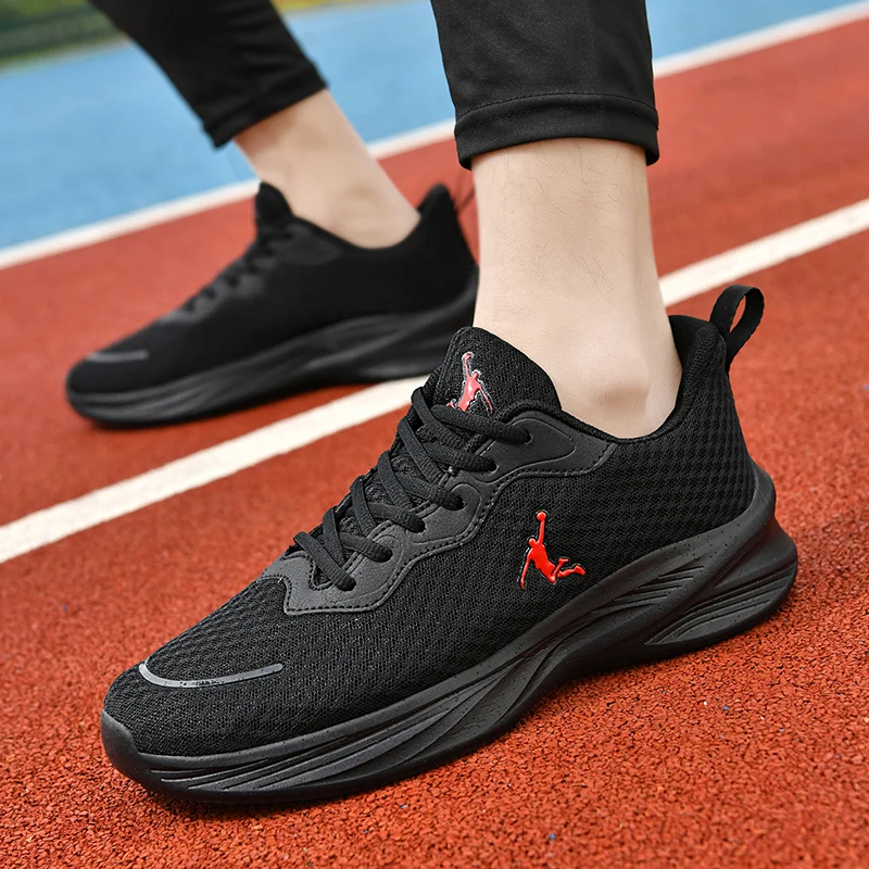 أحذية الجري الرجالية المريحة، أحذية رياضية مبطنة للخروج، أحذية رياضية كاجوال قابلة للتنفس، شبكة عصرية للتدريب على المشي