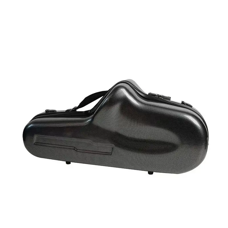 ABS Alto Saxophone Hard Case Shock‑Resistant Water‑Resistant Lockable With Accessory Compartment And Shoulder Strap For Practice